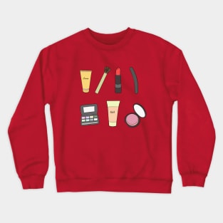 Cosmetics for women, collection. Crewneck Sweatshirt